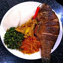 nshima with fish